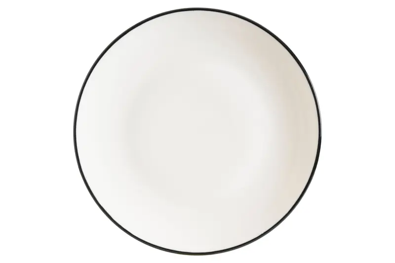 Тарелка, Bonna, Linea, Черная, 23 см