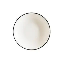 Тарелка глубокая, Bonna, Linea, Черная, d=23 см, 1000 мл