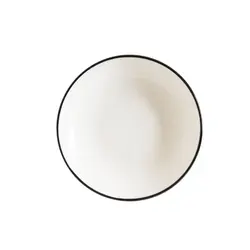 Тарелка глубокая, Bonna, Linea, Черная, d=25 см, 1300 мл