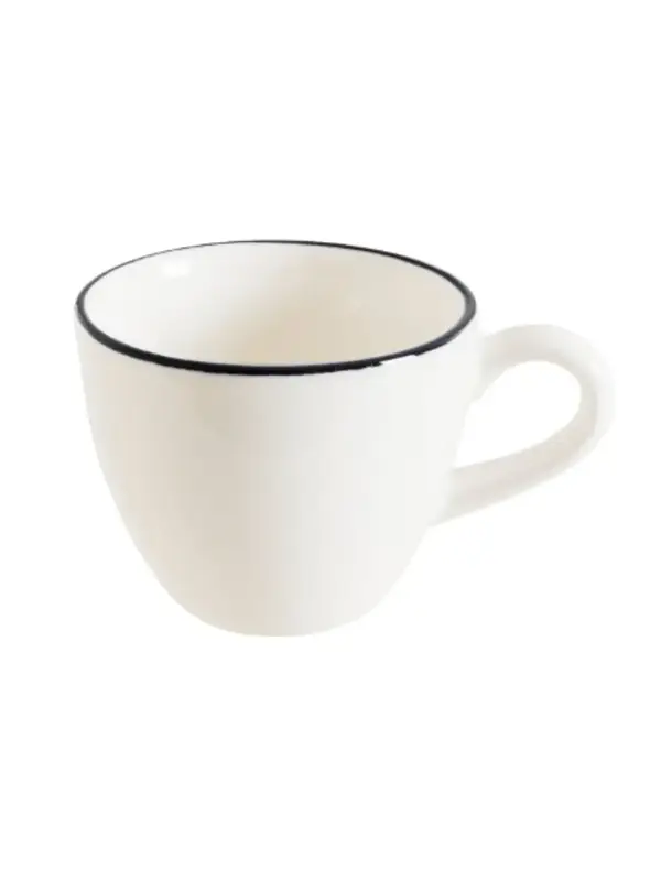 Чашка кофейная, Bonna, Linea, Черная, d=6.5 см, 80 мл