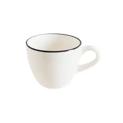 Чашка кофейная, Bonna, Linea, Черная, d=6.5 см, 80 мл