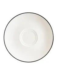 Блюдце, Bonna, Linea, Черный, d=16 см (чашка 78001,77848,78002)