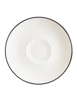 Блюдце, Bonna, Linea, Черный, d=16 см (чашка 78001,77848,78002)