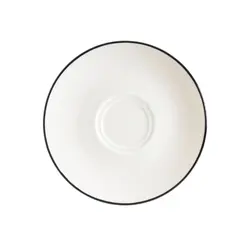 Блюдце, Bonna, Linea, Черный, d=16 см (чашка 78001,77848,78002)