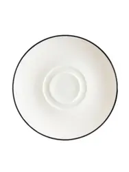 Тарелка подстановочная, Bonna, Linea, Черная, d 19 см (салатник 7797)