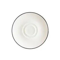 Тарелка подстановочная, Bonna, Linea, Черная, d 19 см (салатник 7797)