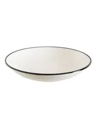 Тарелка глубокая, Bonna, Linea, Черная, 500 мл, d 20 см