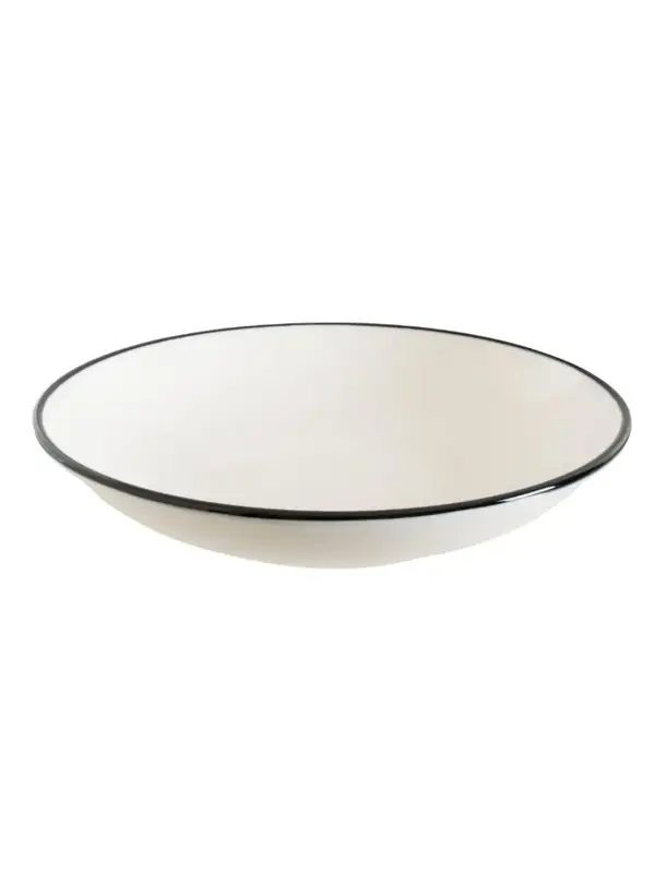 Тарелка глубокая, Bonna, Linea, Черная, 500 мл, d 20 см