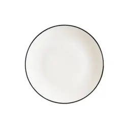 Тарелка, Bonna, Linea, Черная, d=25 см