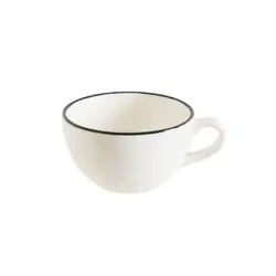 Чашка кофейная, Bonna, Linea, Черная, d=9.3 см, 230 мл