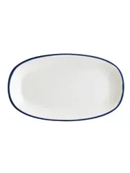 Блюдо овальное, Bonna, Linea, Синий, 15х8,5 см