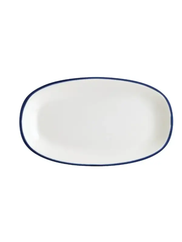 Блюдо овальное, Bonna, Linea, Синий, 24х14 см