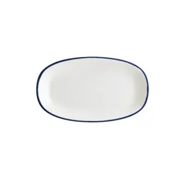 Блюдо овальное, Bonna, Linea, Синий, 24х14 см