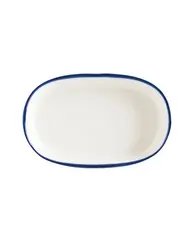 Блюдо овальное, Bonna, Linea, Синий, 10х6,5 см