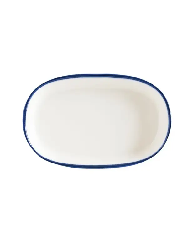 Блюдо овальное, Bonna, Linea, Синий, 10х6,5 см