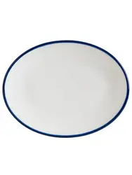 Блюдо овальное, Bonna, Linea, Синий, 25х19 см