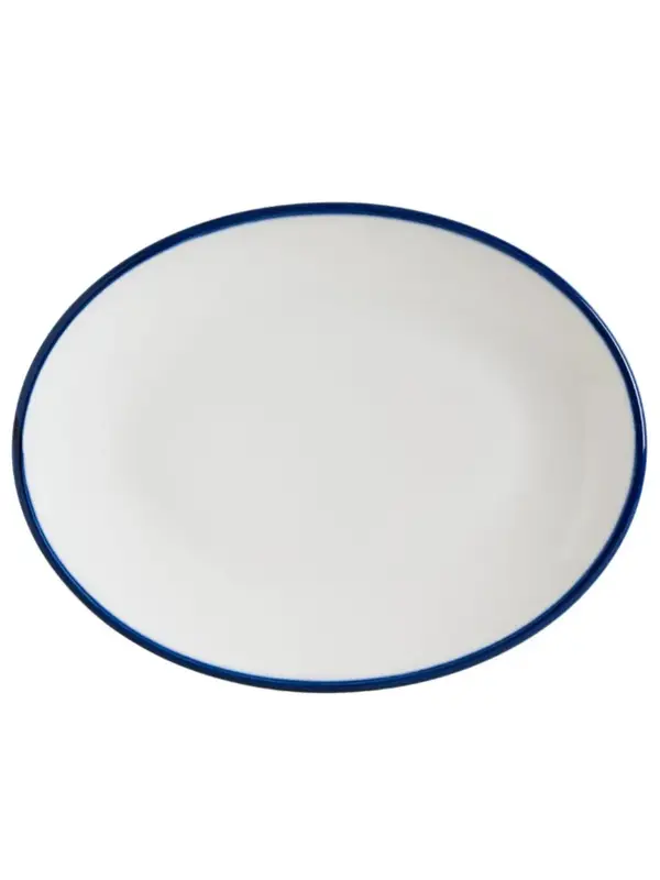 Блюдо овальное, Bonna, Linea, Синий, 25х19 см