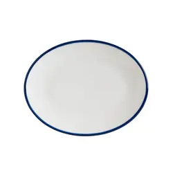 Блюдо овальное, Bonna, Linea, Синий, 25х19 см