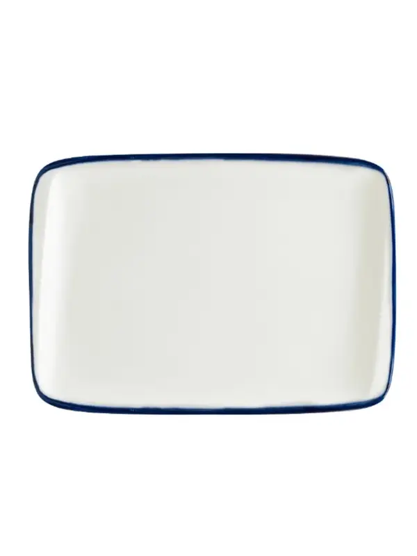 Блюдо прямоугольное, Bonna, Linea, Синий, 23х16 см