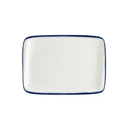 Блюдо прямоугольное, Bonna, Linea, Синий, 23х16 см