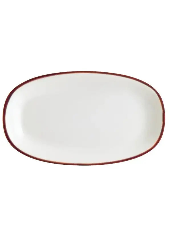 Блюдо овальное, Bonna, Linea, Бургундия, 24х14 см