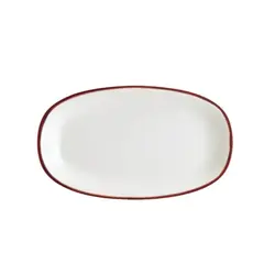 Блюдо овальное, Bonna, Linea, Бургундия, 24х14 см
