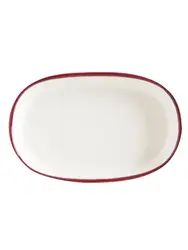 Блюдо овальное, Bonna, Linea, Бургундия, 10х6,5 см