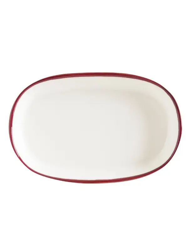Блюдо овальное, Bonna, Linea, Бургундия, 10х6,5 см
