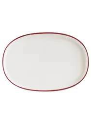 Блюдо овальное, Bonna, Linea, Бургундия, 34х23 см
