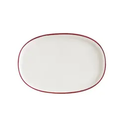 Блюдо овальное, Bonna, Linea, Бургундия, 34х23 см
