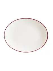 Блюдо овальное, Bonna, Linea, Бургундия, 25х19 см