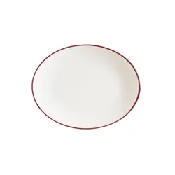 Блюдо овальное, Bonna, Linea, Бургундия, 25х19 см
