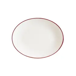 Блюдо овальное, Bonna, Linea, Бургундия, 31х24 см