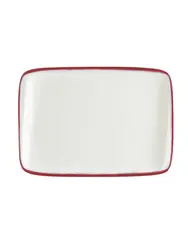Блюдо прямоугольное, Bonna, Linea, Бургундия, 23х16 см
