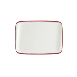 Блюдо прямоугольное, Bonna, Linea, Бургундия, 23х16 см
