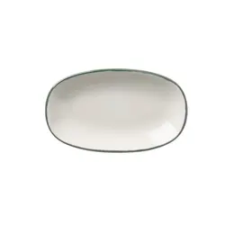 Блюдо овальное, Bonna, Linea, Зеленый, 15х8,5 см