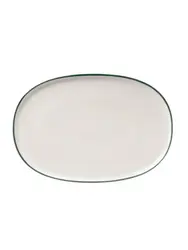 Блюдо овальное, Bonna, Linea, Зеленый, 34х23 см