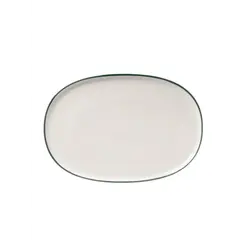 Блюдо овальное, Bonna, Linea, Зеленый, 34х23 см