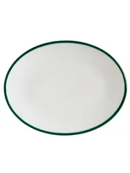 Блюдо овальное, Bonna, Linea, Зеленый, 25х19 см