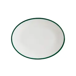 Блюдо овальное, Bonna, Linea, Зеленый, 25х19 см