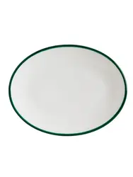 Блюдо овальное, Bonna, Linea, Зеленый, 31х24 см