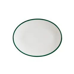 Блюдо овальное, Bonna, Linea, Зеленый, 31х24 см