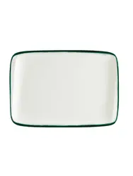 Блюдо прямоугольное, Bonna, Linea, Зеленый, 23х16 см