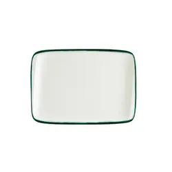 Блюдо прямоугольное, Bonna, Linea, Зеленый, 23х16 см