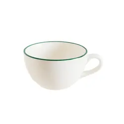 Чашка кофейная, Bonna, Linea, Зеленая, d=9.3 см, 230 мл