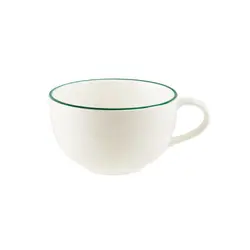 Чашка кофейная, Bonna, Linea, Зеленая, d=9.6 см, 250 мл