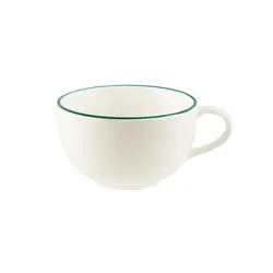 Чашка кофейная, Bonna, Linea, Зеленая, d=11 см, 350 мл