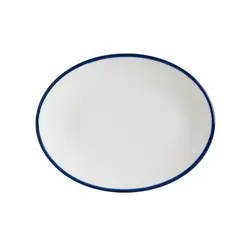 Блюдо овальное, Bonna, Linea, Синий, 31х24 см