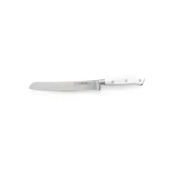 Нож для хлеба, COMAS, Marble, 20 см, L 32 см, нерж. сталь / АБС-пластик, цвет ручки белый