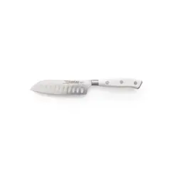 Нож «Сантоку», COMAS, Marble, 12,5 см, L 23 см, нерж. сталь / АБС-пластик, цвет ручки белый